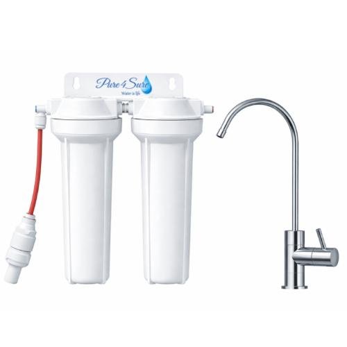 Pure4Sure 2-Stage Undersink Water Filter System