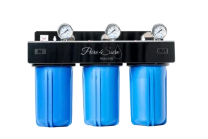 4 Stage Whole House Water Filtration System - 10 inch x 4.5 inch