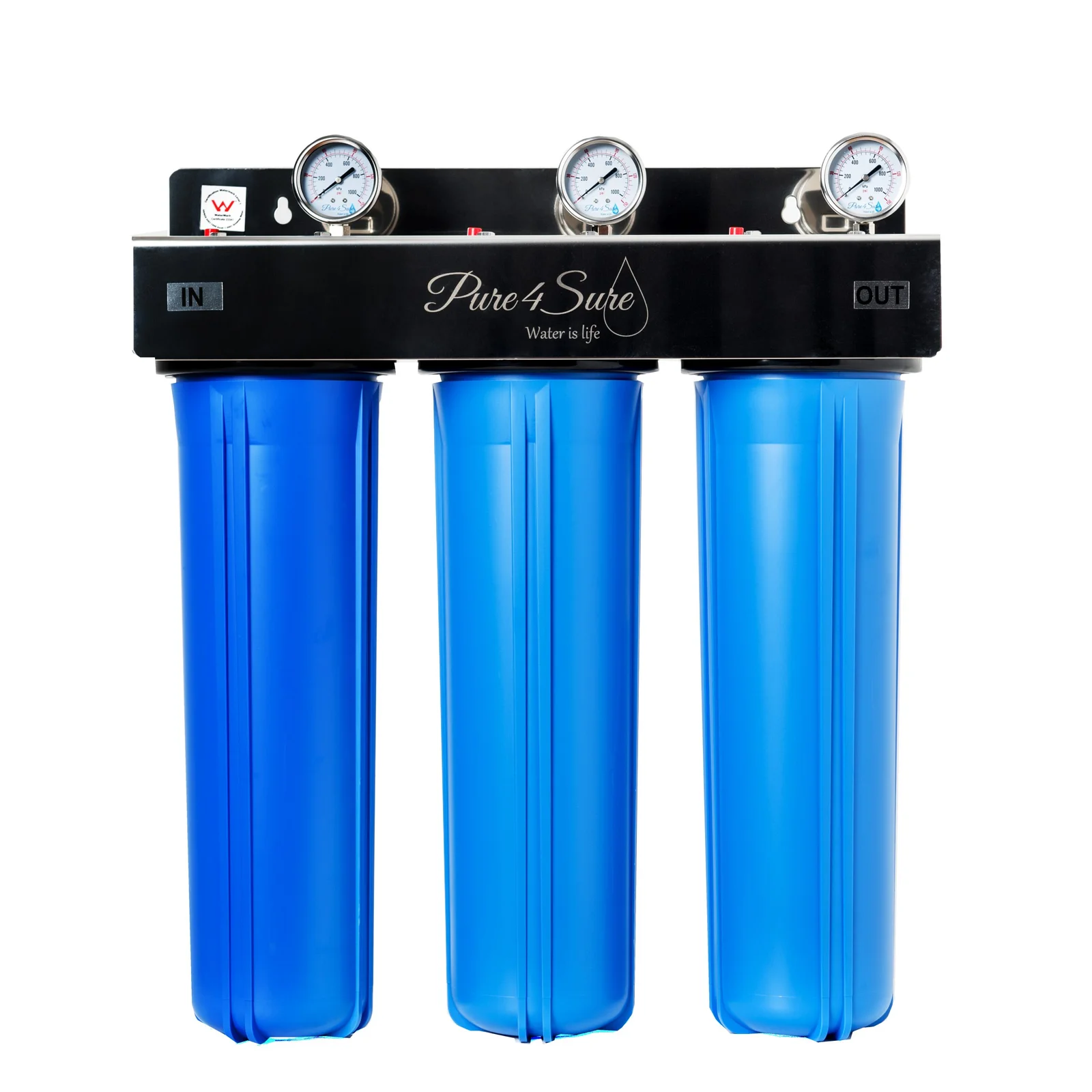 affordable whole house 3 stage water purification