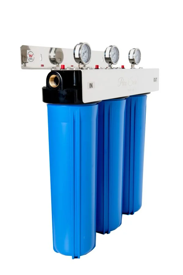 4-Stage Watermarked Whole House Water Filtration System- 20"x4.5" - Image 2