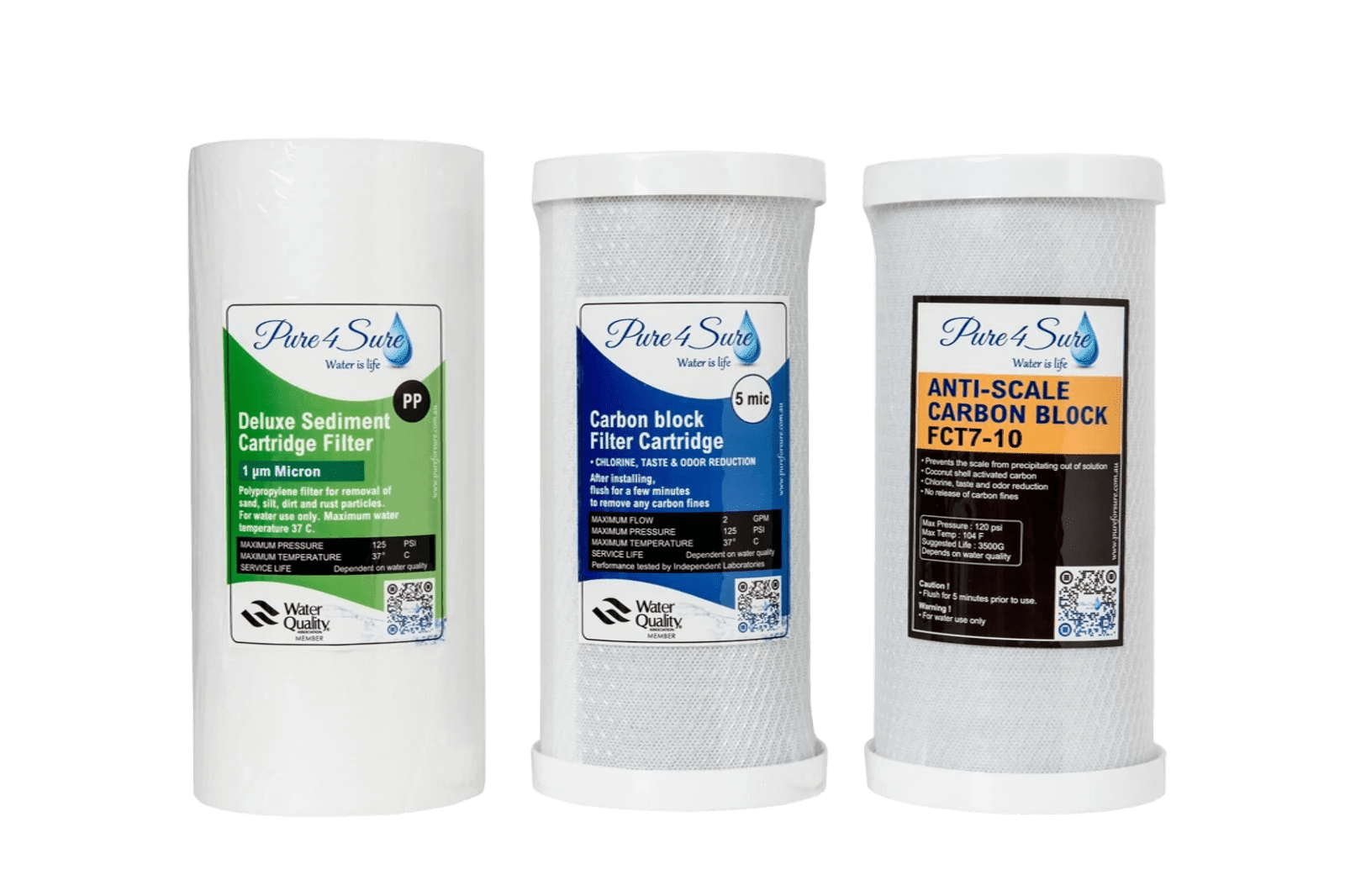 Cartridges for Whole House Water Filtration System – 10 inch x 4.5 inch