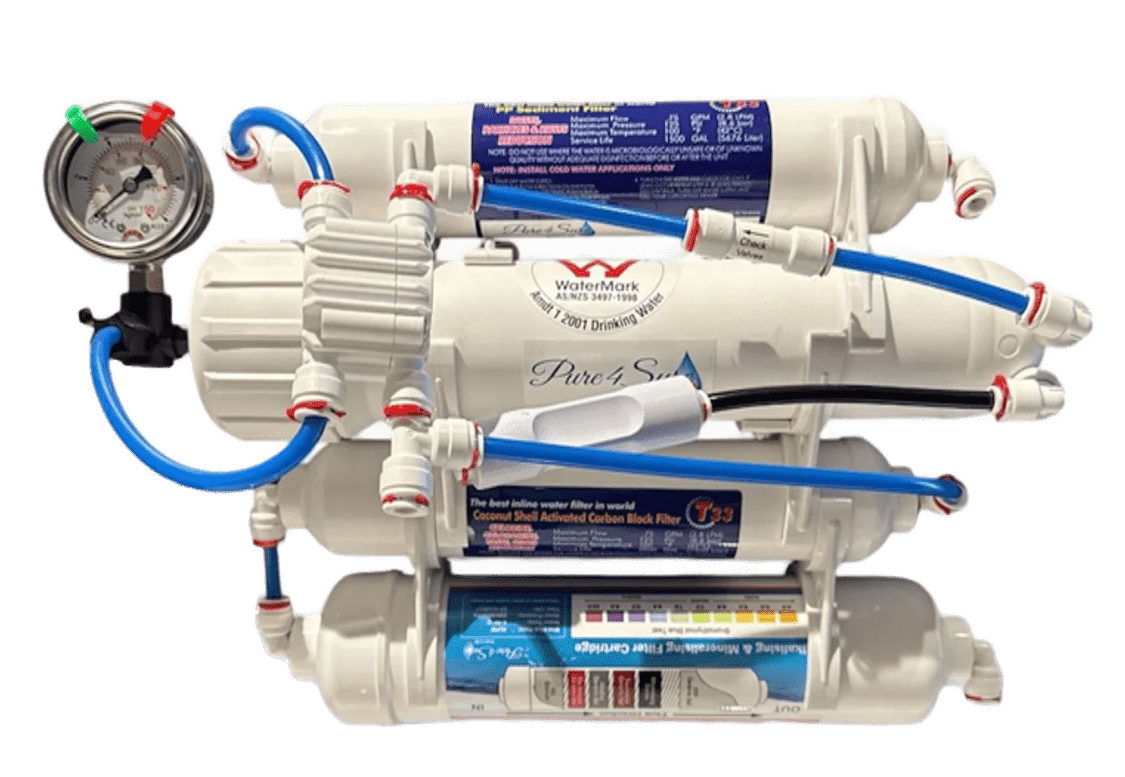 Compact Under-Sink 5-Stage Reverse Osmosis System with Alkaliser-